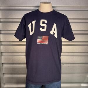 Vintage Russell Athletic USA Graphic T-Shirt Large